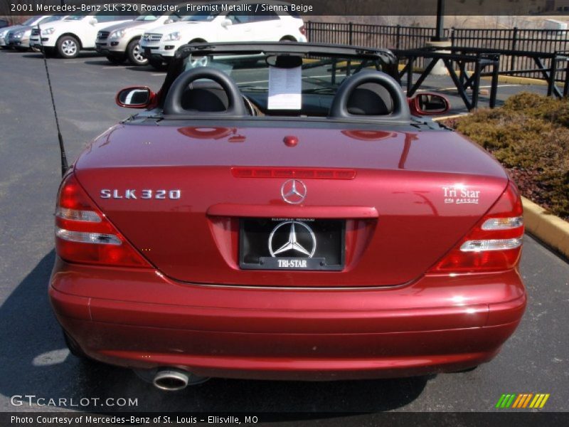Firemist Metallic / Sienna Beige 2001 Mercedes-Benz SLK 320 Roadster