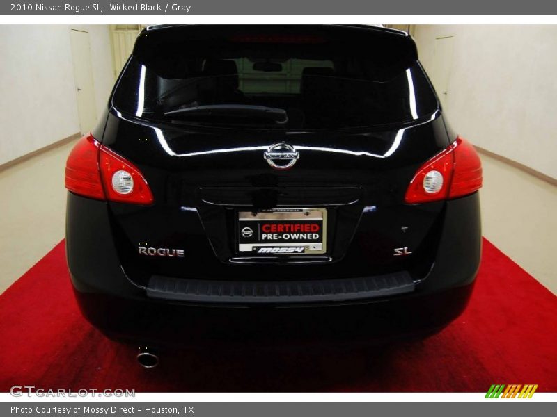 Wicked Black / Gray 2010 Nissan Rogue SL