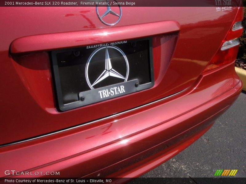 Firemist Metallic / Sienna Beige 2001 Mercedes-Benz SLK 320 Roadster