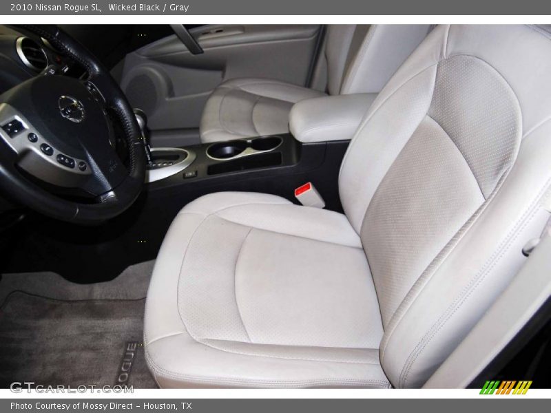 Wicked Black / Gray 2010 Nissan Rogue SL