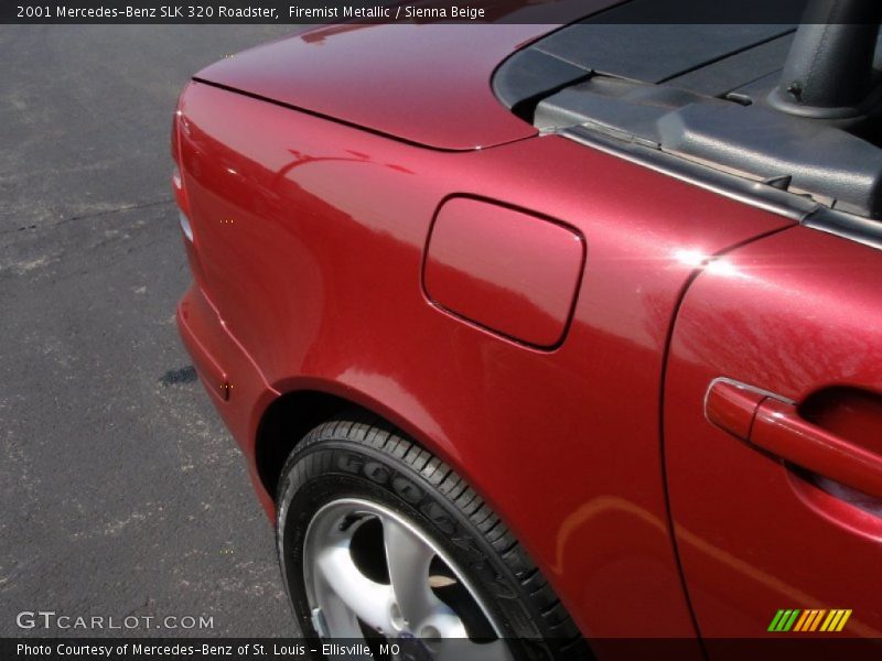 Firemist Metallic / Sienna Beige 2001 Mercedes-Benz SLK 320 Roadster