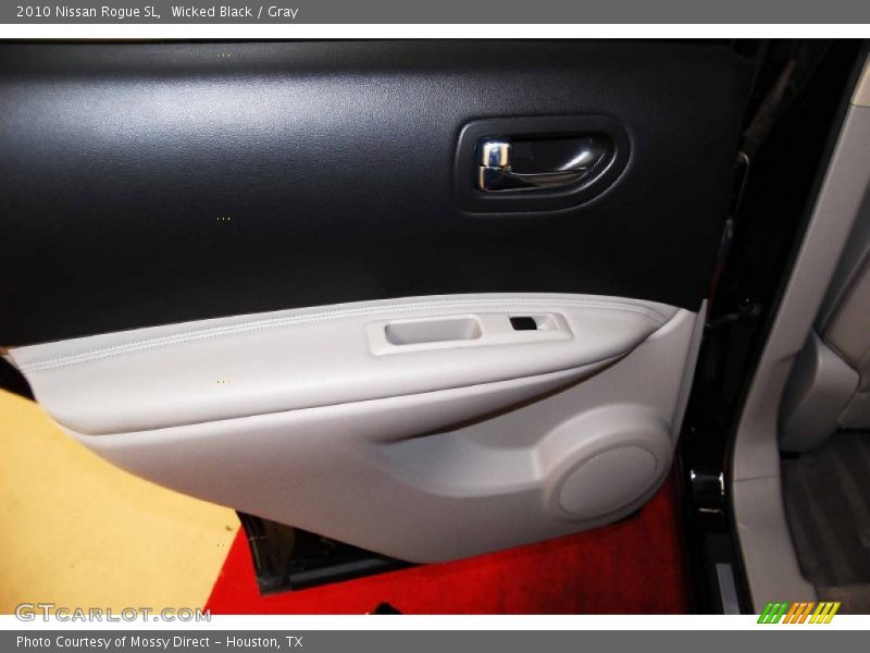 Wicked Black / Gray 2010 Nissan Rogue SL