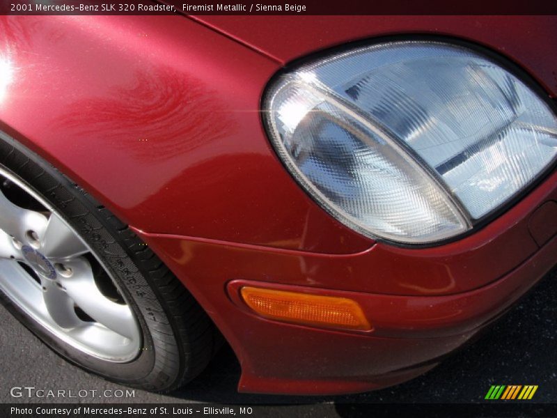 Firemist Metallic / Sienna Beige 2001 Mercedes-Benz SLK 320 Roadster