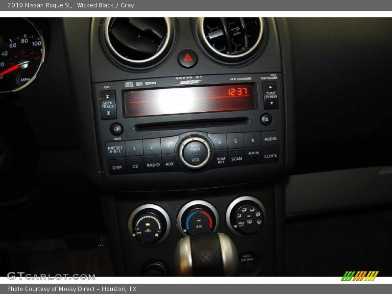 Wicked Black / Gray 2010 Nissan Rogue SL