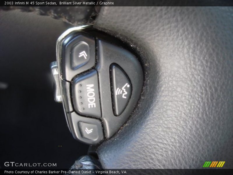 Brilliant Silver Metallic / Graphite 2003 Infiniti M 45 Sport Sedan