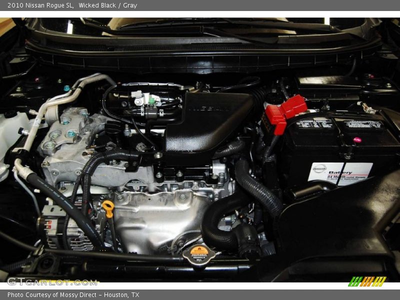 Wicked Black / Gray 2010 Nissan Rogue SL