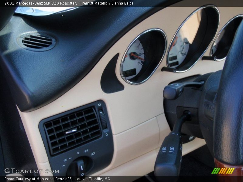 Firemist Metallic / Sienna Beige 2001 Mercedes-Benz SLK 320 Roadster
