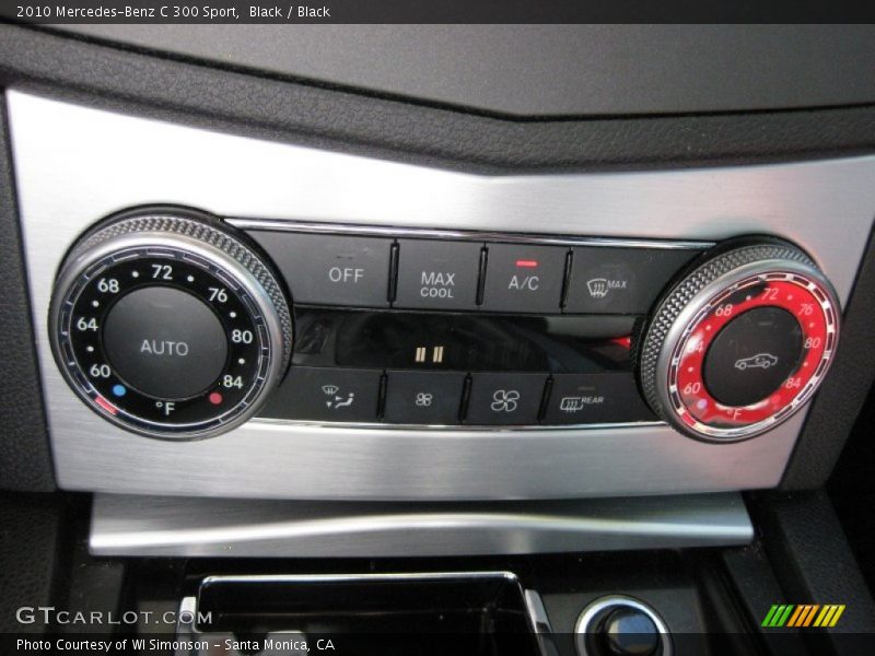 Black / Black 2010 Mercedes-Benz C 300 Sport