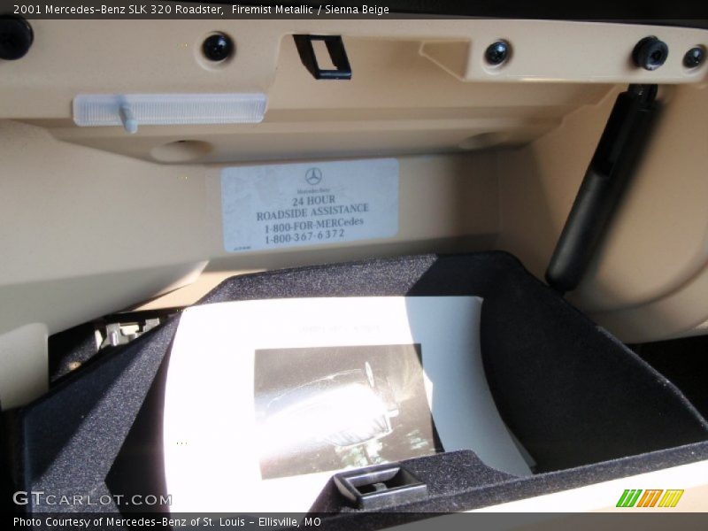 Firemist Metallic / Sienna Beige 2001 Mercedes-Benz SLK 320 Roadster