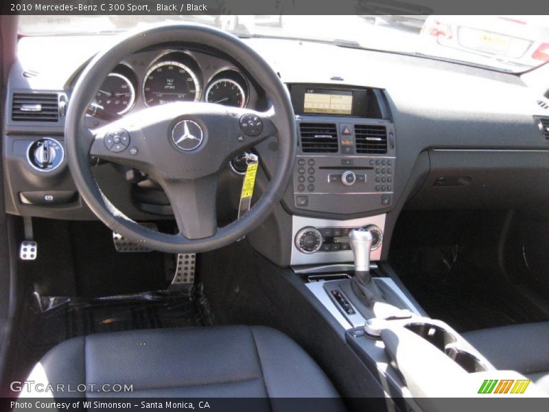 Black / Black 2010 Mercedes-Benz C 300 Sport