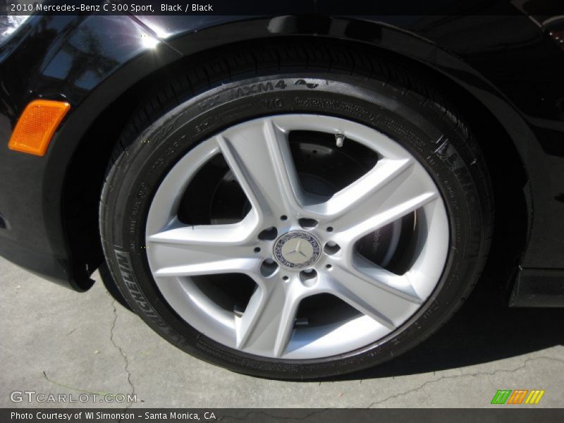 Black / Black 2010 Mercedes-Benz C 300 Sport