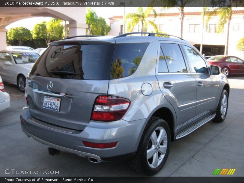 Palladium Silver Metallic / Ash 2010 Mercedes-Benz ML 350