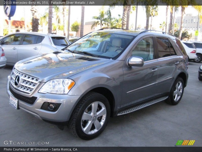 Palladium Silver Metallic / Ash 2010 Mercedes-Benz ML 350