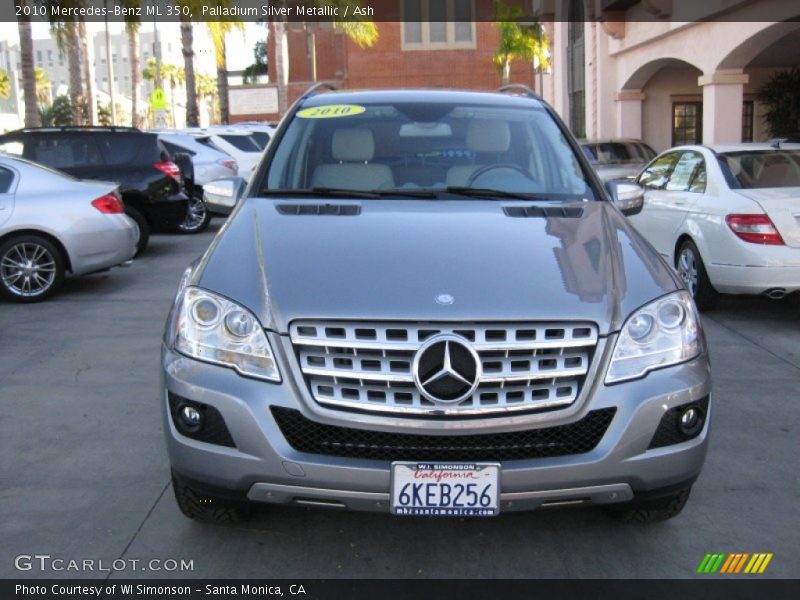 Palladium Silver Metallic / Ash 2010 Mercedes-Benz ML 350