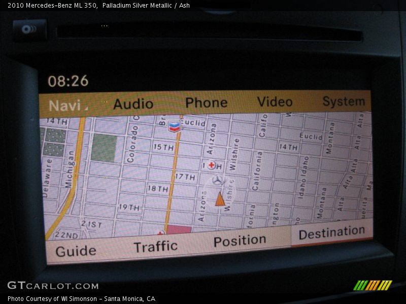 Palladium Silver Metallic / Ash 2010 Mercedes-Benz ML 350