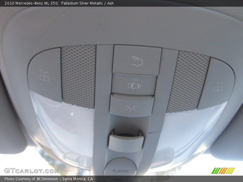 Palladium Silver Metallic / Ash 2010 Mercedes-Benz ML 350