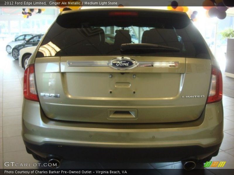 Ginger Ale Metallic / Medium Light Stone 2012 Ford Edge Limited