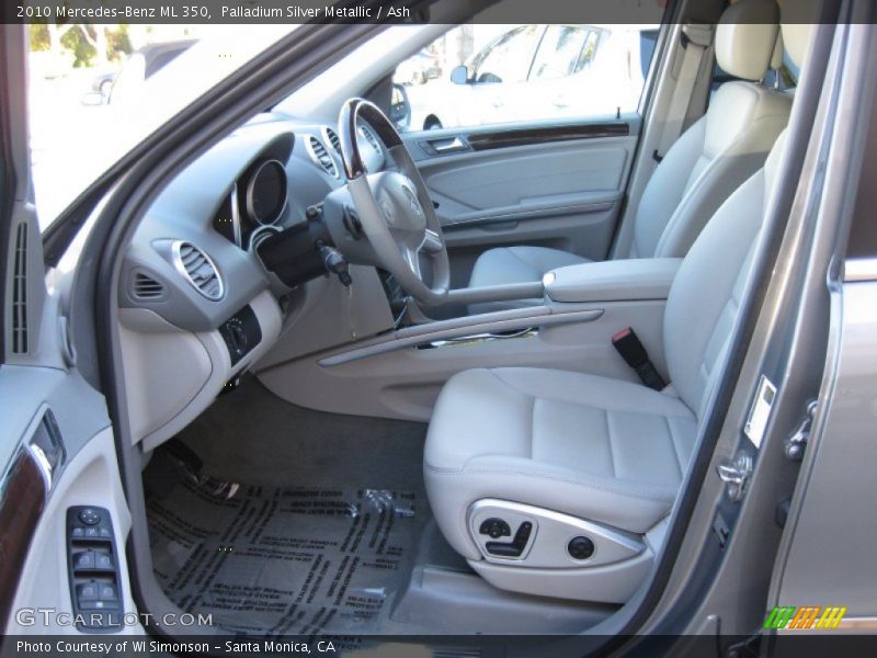 Palladium Silver Metallic / Ash 2010 Mercedes-Benz ML 350