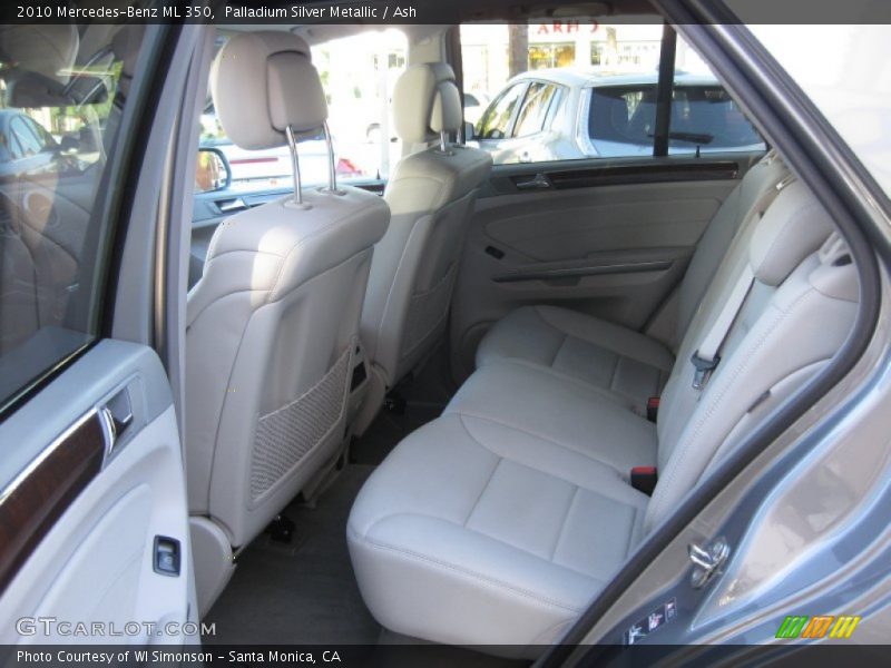 Palladium Silver Metallic / Ash 2010 Mercedes-Benz ML 350