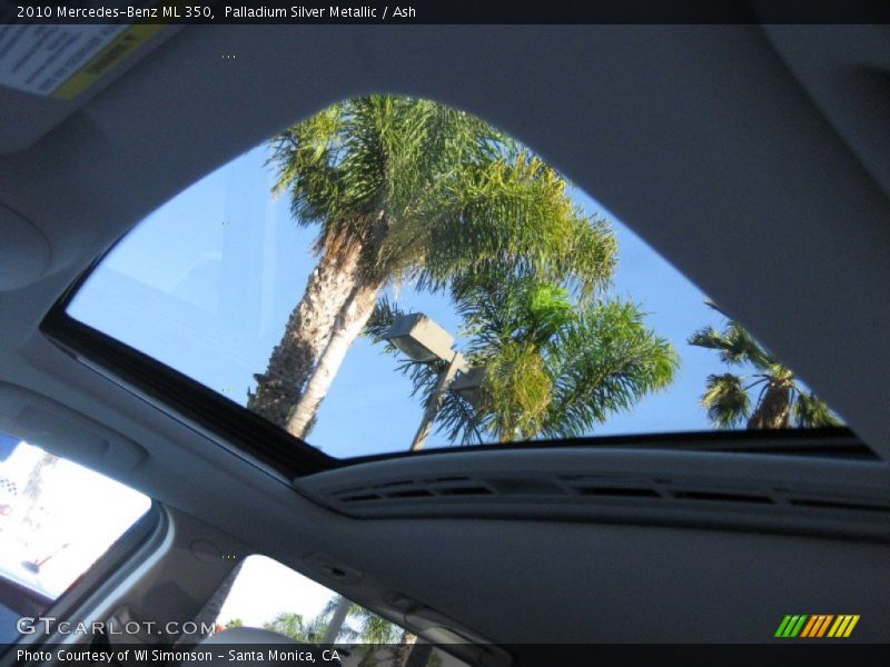 Palladium Silver Metallic / Ash 2010 Mercedes-Benz ML 350