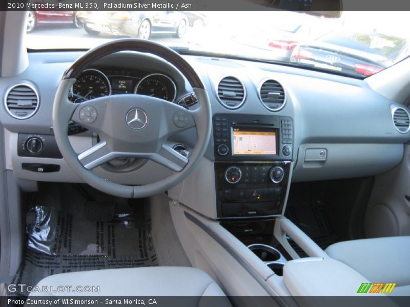Palladium Silver Metallic / Ash 2010 Mercedes-Benz ML 350