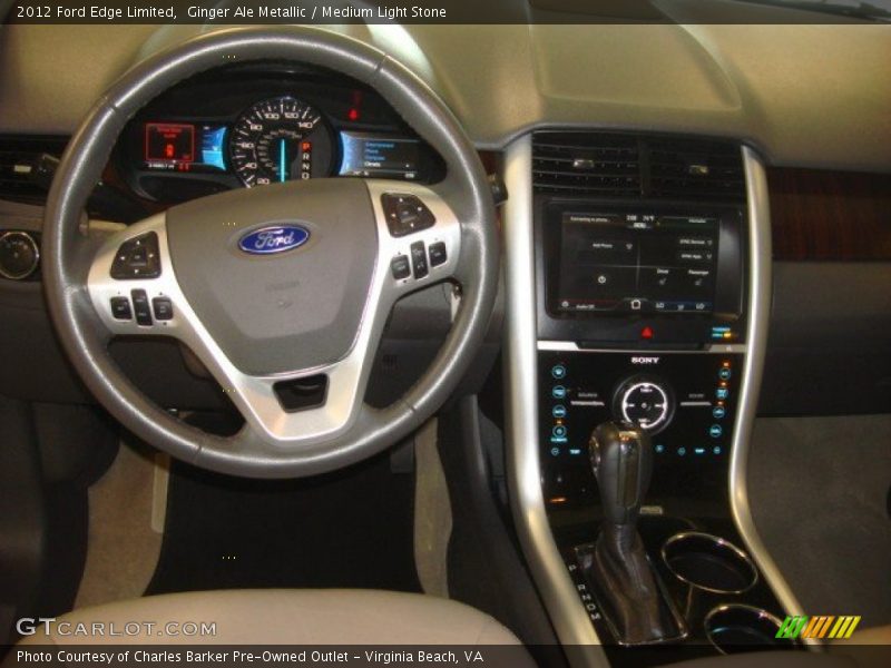 Ginger Ale Metallic / Medium Light Stone 2012 Ford Edge Limited