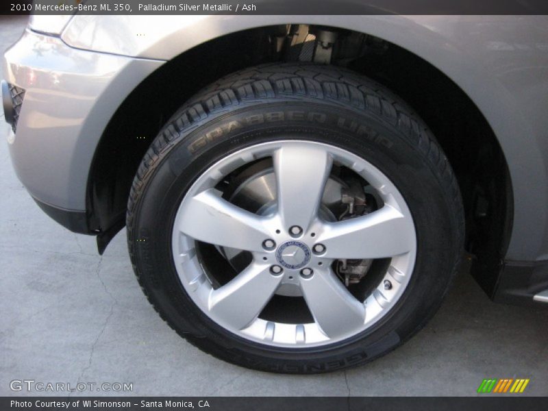 Palladium Silver Metallic / Ash 2010 Mercedes-Benz ML 350