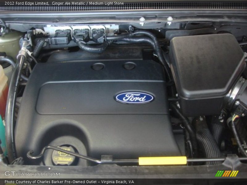 Ginger Ale Metallic / Medium Light Stone 2012 Ford Edge Limited