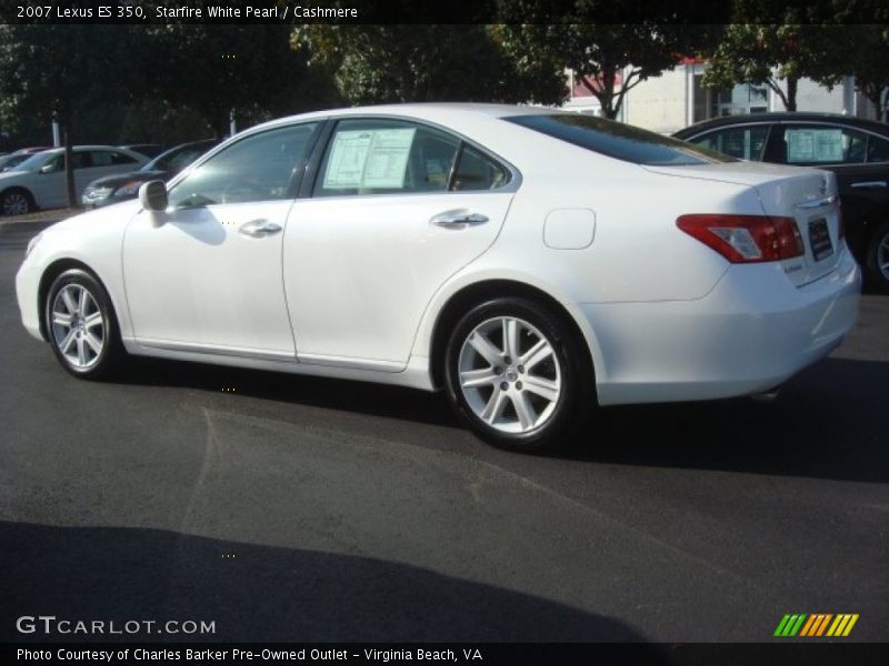 Starfire White Pearl / Cashmere 2007 Lexus ES 350