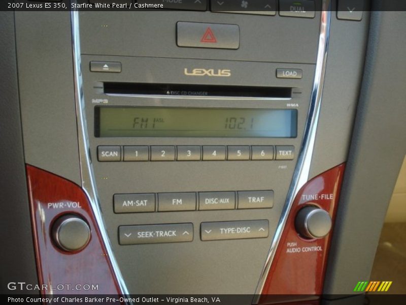 Audio System of 2007 ES 350