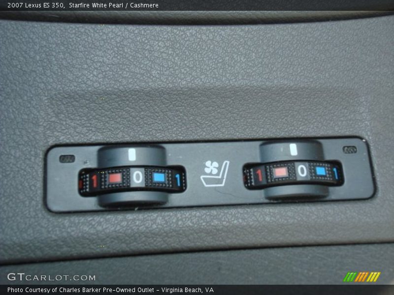 Controls of 2007 ES 350