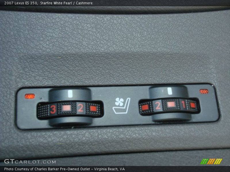Controls of 2007 ES 350