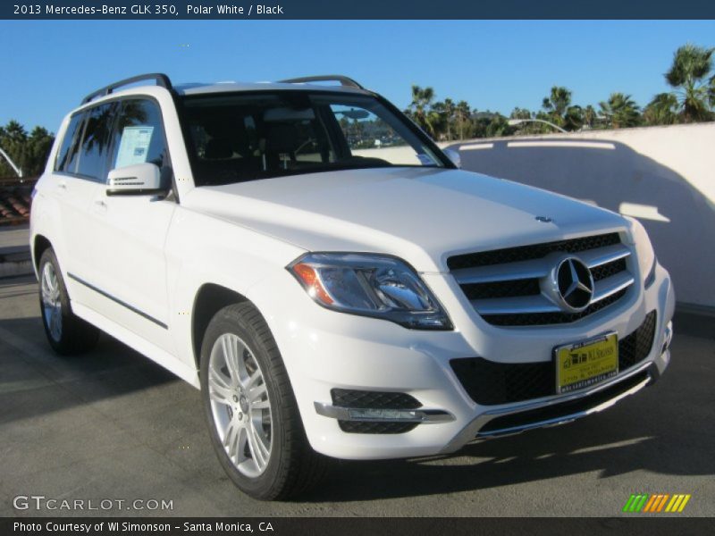 Polar White / Black 2013 Mercedes-Benz GLK 350