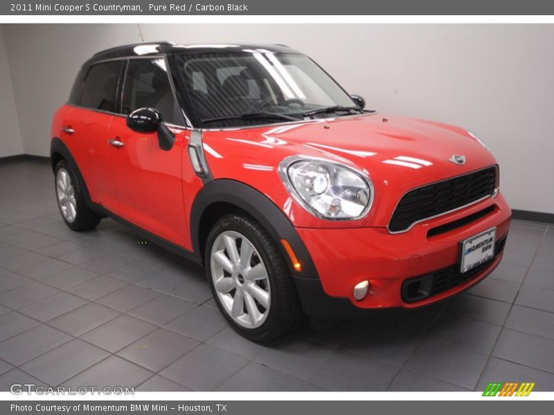 Pure Red / Carbon Black 2011 Mini Cooper S Countryman