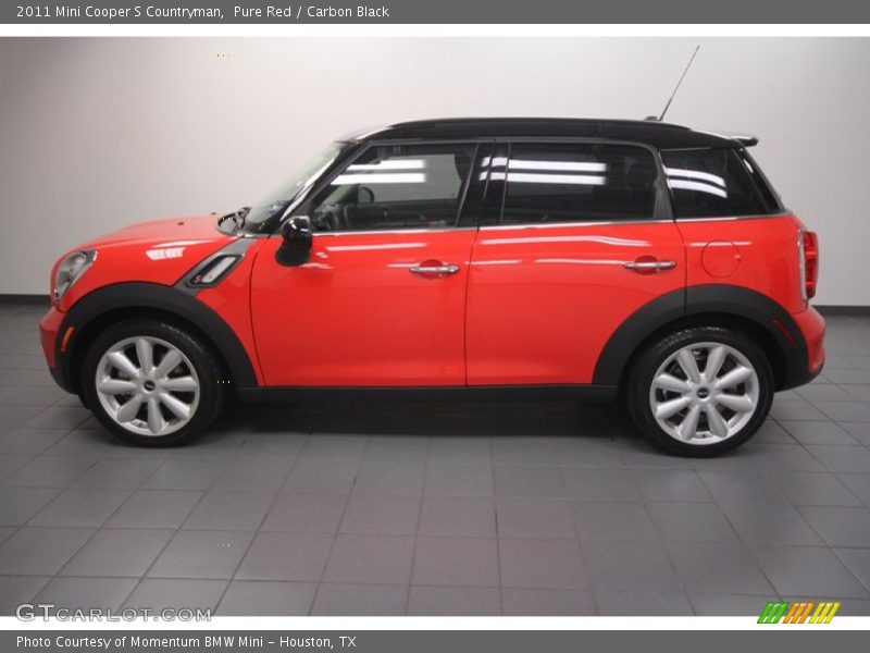 Pure Red / Carbon Black 2011 Mini Cooper S Countryman