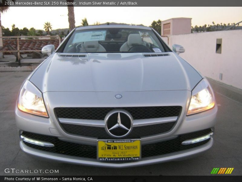 Iridium Silver Metallic / Ash/Black 2013 Mercedes-Benz SLK 250 Roadster