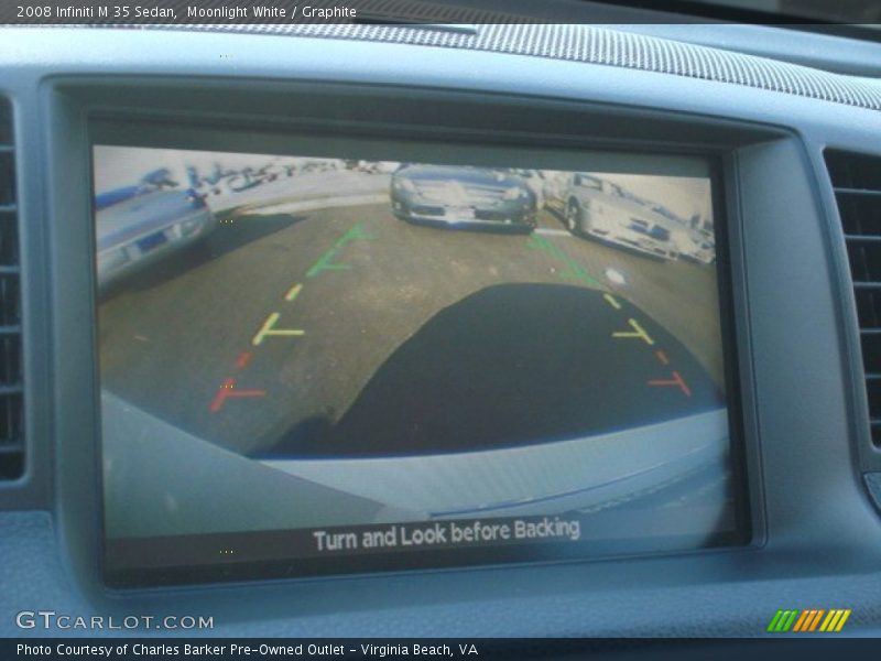 Moonlight White / Graphite 2008 Infiniti M 35 Sedan