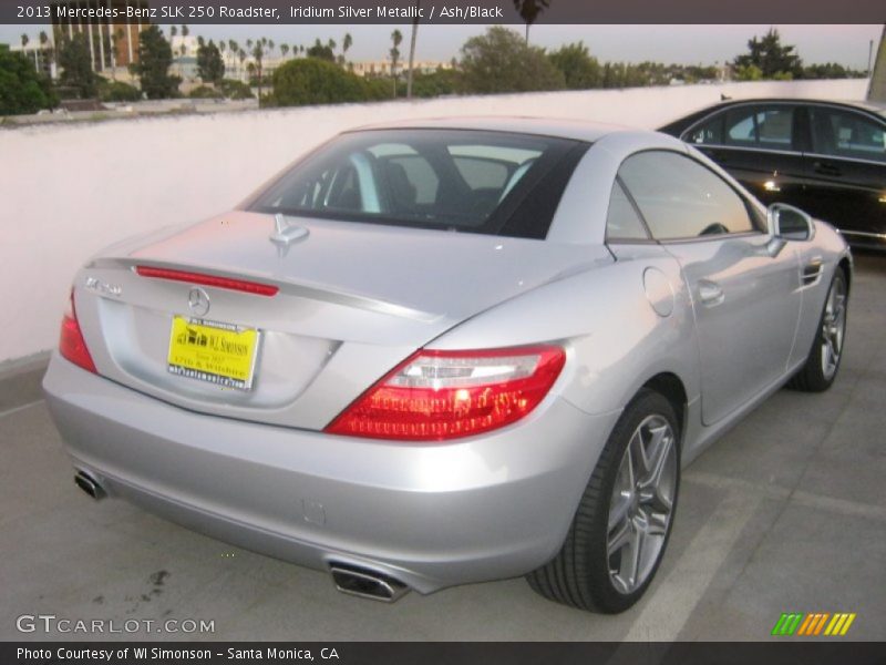 Iridium Silver Metallic / Ash/Black 2013 Mercedes-Benz SLK 250 Roadster