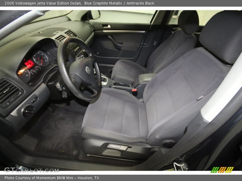 Blue Graphite Metallic / Anthracite Black 2006 Volkswagen Jetta Value Edition Sedan