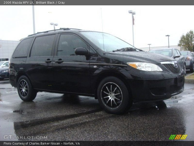 Brilliant Black / Gray 2006 Mazda MPV LX