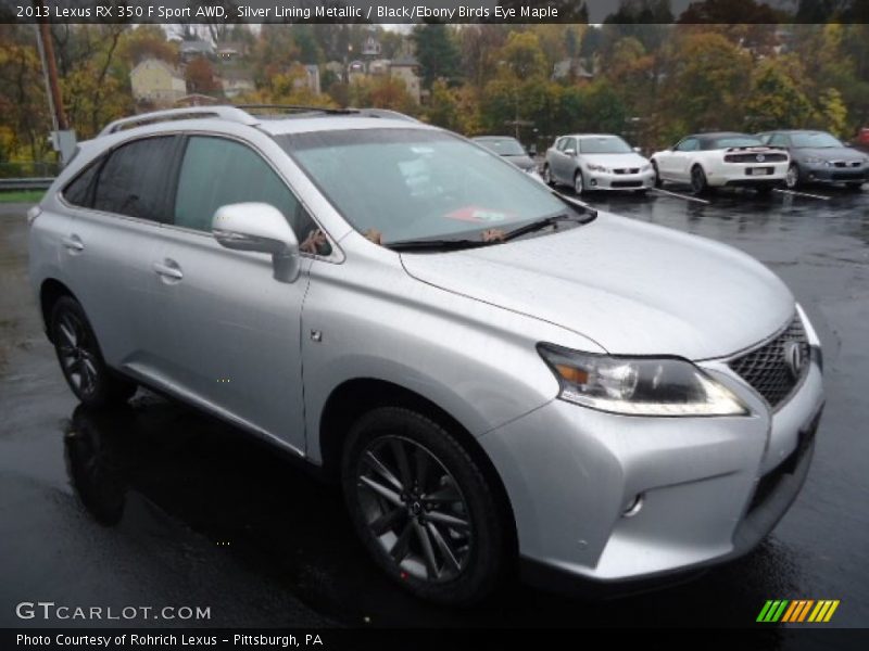 Front 3/4 View of 2013 RX 350 F Sport AWD