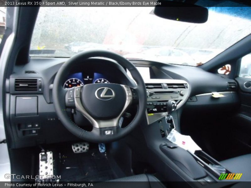 Dashboard of 2013 RX 350 F Sport AWD