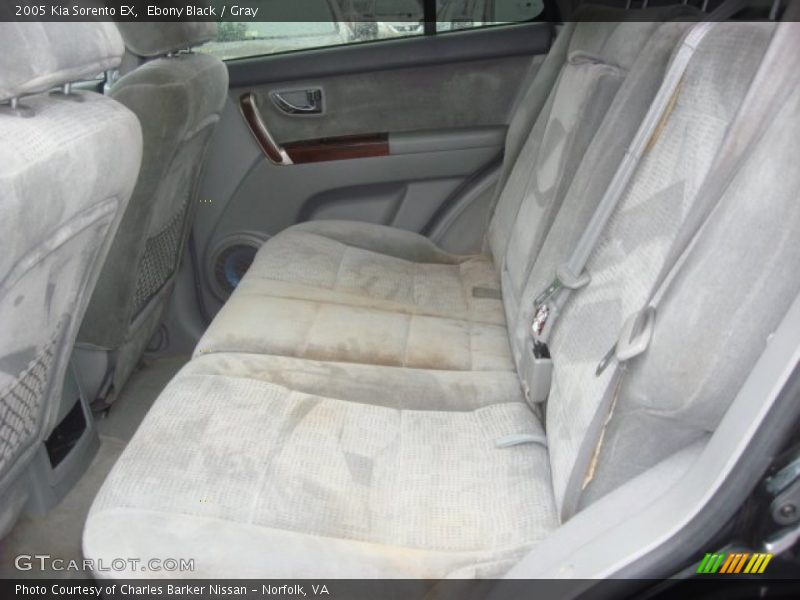 Ebony Black / Gray 2005 Kia Sorento EX