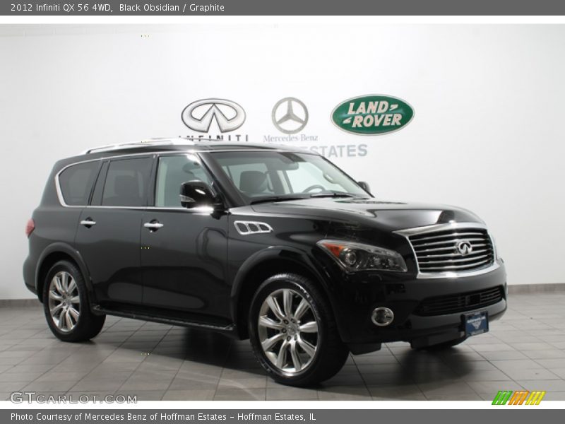 Black Obsidian / Graphite 2012 Infiniti QX 56 4WD