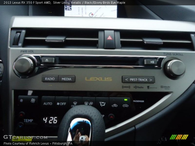 Audio System of 2013 RX 350 F Sport AWD