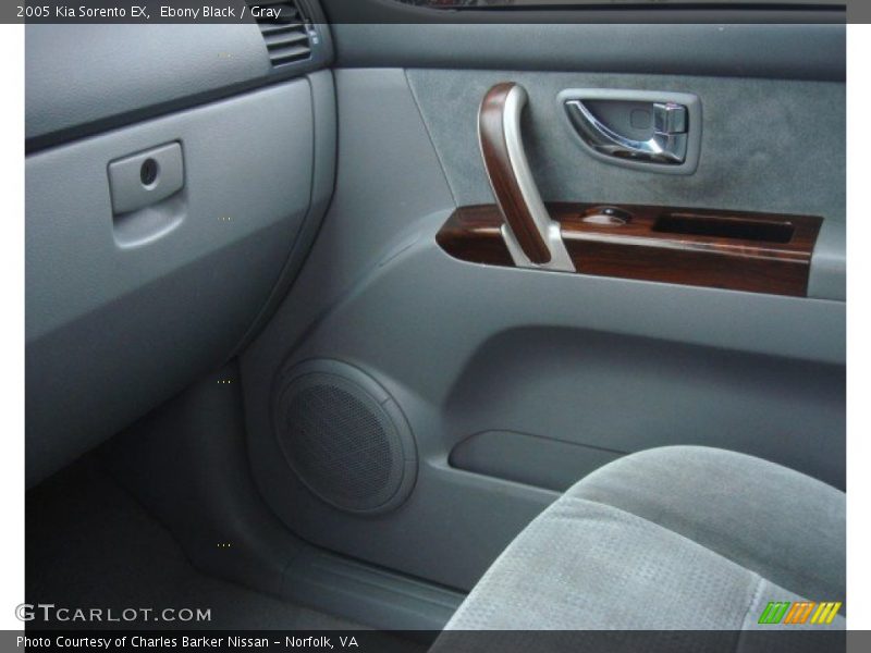 Ebony Black / Gray 2005 Kia Sorento EX