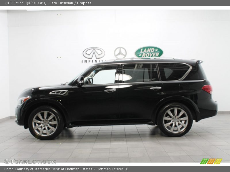 Black Obsidian / Graphite 2012 Infiniti QX 56 4WD