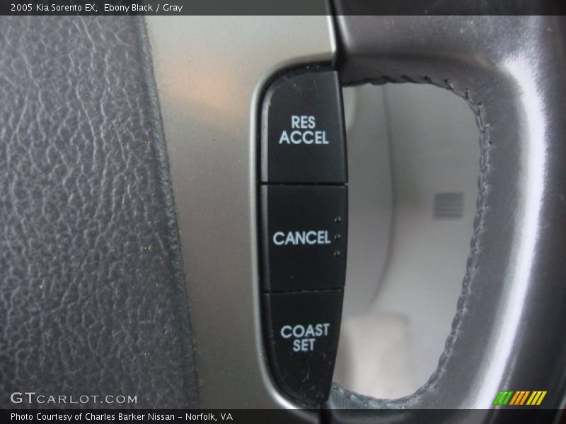 Ebony Black / Gray 2005 Kia Sorento EX