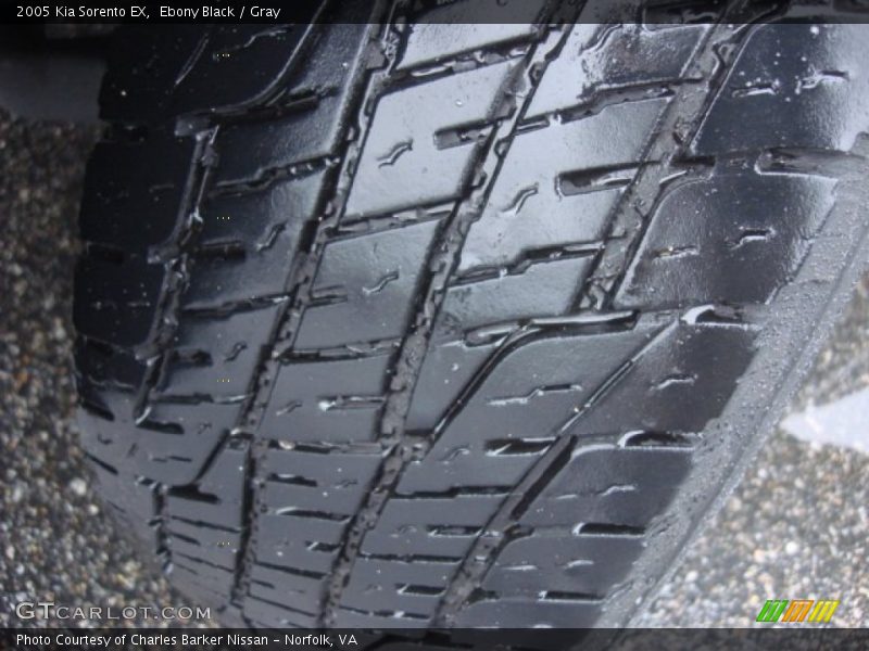 Ebony Black / Gray 2005 Kia Sorento EX