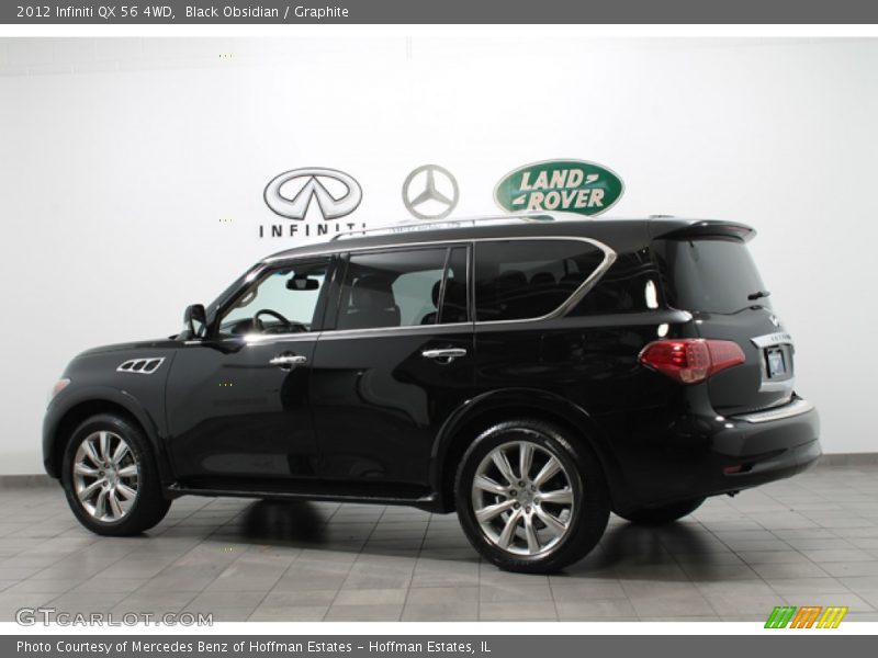 Black Obsidian / Graphite 2012 Infiniti QX 56 4WD